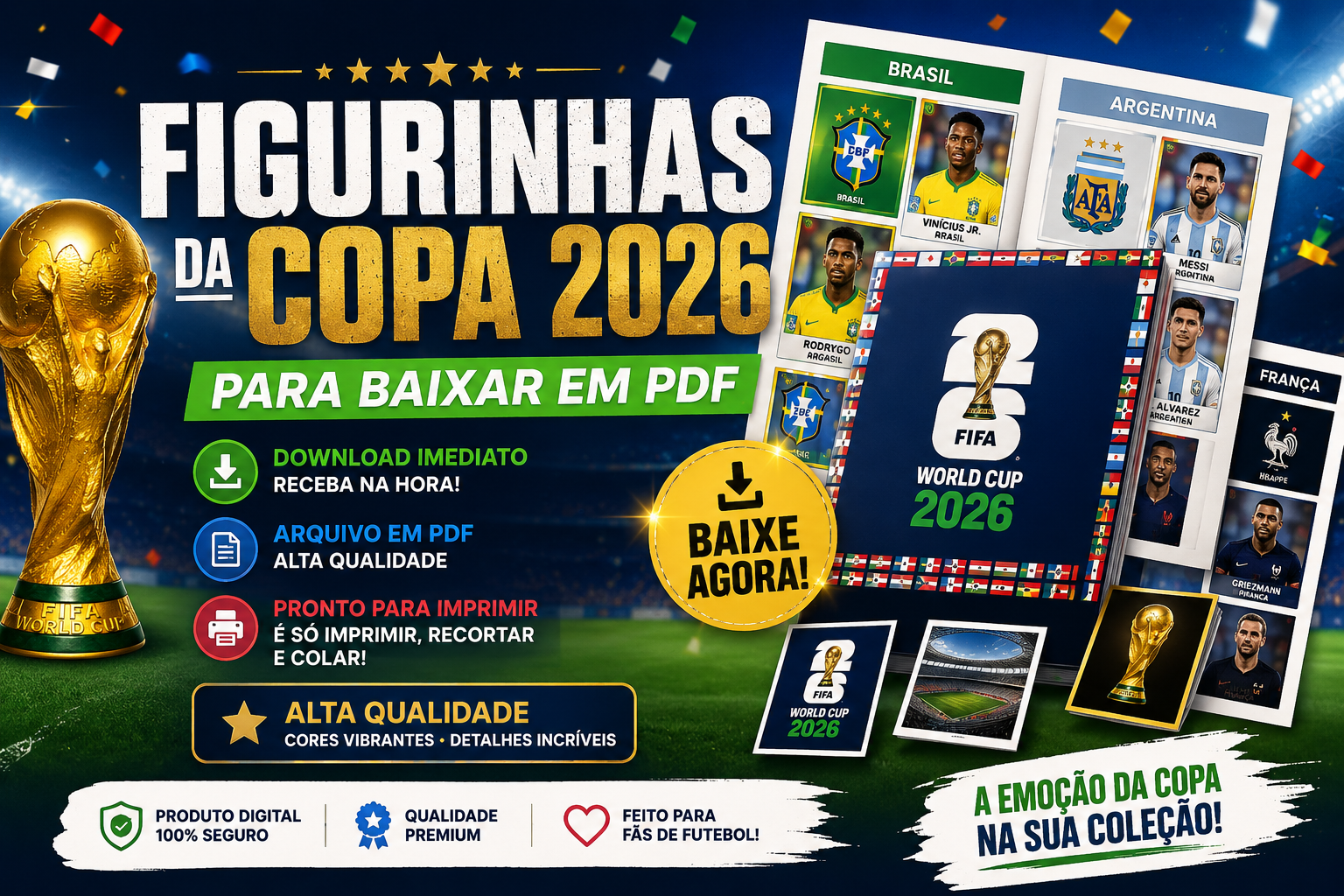 Figurinhas Copa 2026